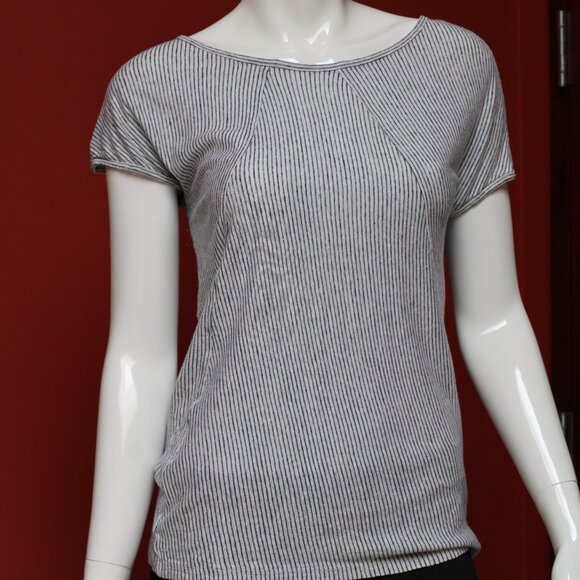 Sigrid Olsen Striped Linen Shirt - Picture 1 of 8
